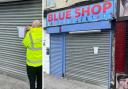 The Blue Shop in Stockton has been closed down for selling illegal cigarettes.