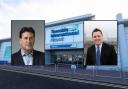 Potential investor Michael Flacks, left, is reported to  be in talks to acquire a  stake in Teesside International Airport, which Tees Valley Mayor, Ben Houchen, believes should not be sold