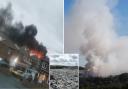 The directors of waste firms who ignored advice that their sites posed a fire risk, only for huge blazes to break out and burn for days, are today starting immediate and suspended jail terms.