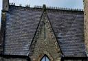 Slate roof of The Old School, Middleham