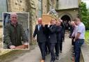 Mourners have paid their respects to much-loved youth leader Billy Robson