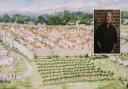 Wine expert Oz Clarke, inset, will be one of the big attractions at this year's festival inspired by Aldborough's Roman links