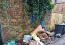 Fly tipped waste in Darlington
