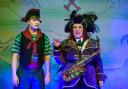 Moses Gale, playing Billy Bones, and Susie Chaytow, playing Long Jane Silver Pictures: DAVE COOIL