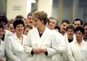 A white lab coat worn by Princess Diana on the day her separation from Prince Charles was announced—December 9, 1992—is going up for auction in the North East