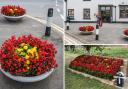 Middletons in Bloom, in Middleton St George, near Darlington, were told that they must take out several flower planters and pots by Darlington Borough Council