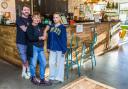 From left, Arron Ryan, Amanda Hird and Alex Hird at the Cactus Cafe and Kitchen in Darlington
