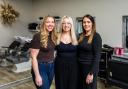 From left, Ellie Wood, Ashley Cummins and Vikki Dixon at Serene Spa in Barnard Castle.