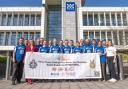 Police officers and staff preparing to take on the Three Peaks Challenge for charity, next month