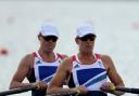 Katherine Grainger, right, and Anna Watkins won the double sculls gold medal