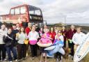 Representatives from the local community, including North Sea Volunteer Lifeguards, Tynemouth Priory, CBK Adventures, and doughnut shop Deep North enjoyed a preview of the coast’s newest attraction