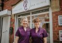 Left, Stephanie Coxon and Rebecca Shields