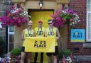 Ben Raper, Mark Stobbart and Ryan Chapman ran 308 miles collectively while raising money for Zoe's Place Hospice during the World Cup challenge.