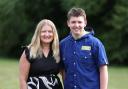 Dame Allan's pupil William Kirvan with his mum Belinda