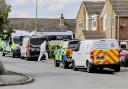 Police and CSI on the scene on Sunday (August 30)