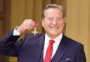 Jeff Stelling accepting his MBE