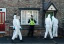 Forensic officer's at Miss Lawrence's home for the new investigation