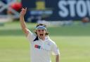 Yorskhire's Jack Brooks appeals during day three of the LV= County Championship Division One match at Trent Bridge, Nottingham