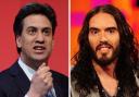 Ed Miliband and Russell Brand, who met late on Monday night for a YouTube interview, Labour confirmed