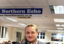 Cup holder: Paul Fraser with the Capital One Cup when it visited the Echo yesterday