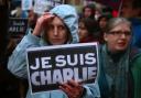 Members of the public at a 'Je Suis Charlie' rally outside the Royal Concert Hall in Glasgow in a show of solidarity, as dozens of world leaders led a defiant march through Paris, France, in the wake of the terror attacks. Picture: Andrew Mulligan/PA