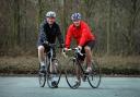 Former Cleveland Police Chief Constable Sean Price (left) and his former deputy Derek Bonnard who cycled from London to Paris in 2009, to raise funds for Christian Aid