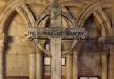POIGNANT: One of the three Butte Crosses on display in the DLI Chapel at Durham Cathedral