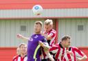 Kevin Burgess in action against Altrincham