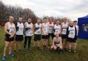 Some of our men's team runners before the cross country race at Durham