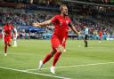File photo dated 18-06-2018 of England's Harry Kane celebrates scoring his side's second goal of the game during the FIFA World Cup Group G match at The Volgograd Arena, Volgograd. PRESS ASSOCIATION Photo. Issue date: Tuesday June 19, 2018. Harry