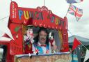 Punch and Judy man Brian Llewellyn, 64, who denies his show glorifies domestic violence after a school cancelled a booking when he refused to stop Mr Punch from hitting his wife