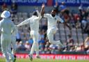 India's Mohammed Shami celebrates taking the wicket of England's Stuart Broad during day four of the fourth test at the AGEAS Bowl, Southampton. PRESS ASSOCIATION Photo. Picture date: Sunday September 2, 2018. See PA story CRICKET England. Photo