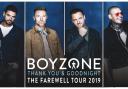 Boyzone is playing its Thank you and Goodnight tour