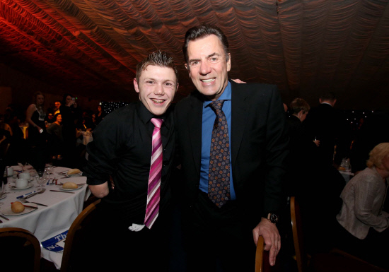 Duncan Bannatyne and Lyndon Longhorne at the Northern Echo’s 2013 Local Heroes awards 