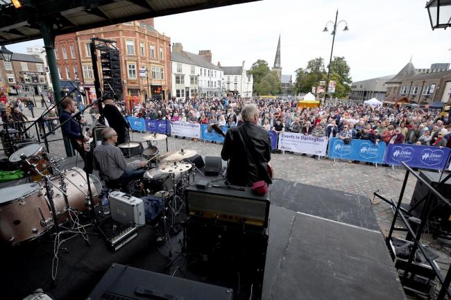 Darlington Rhythm n Blues festival takes place in the town centre 	           Picture: CHRIS BOOTH