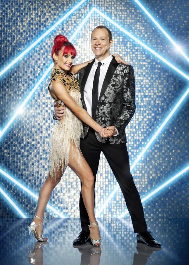 The Northern Echo: Dianne Buswell and Robert Webb who have been paired together for this year's BBC1's Strictly Come Dancing. Credit:PA