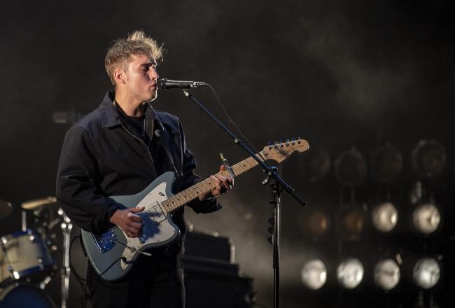 Sam Fender performing at the TRNSMT Festival at Glasgow Green in Glasgow. Credit: PA