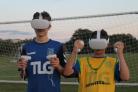 Virtual reality is being explored as a way of helping the young footballers at Eaglescliffe Elementis. Picture: Peter Barron