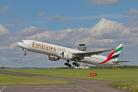 Emirates taking off from Newcastle Picture: EMIRATES