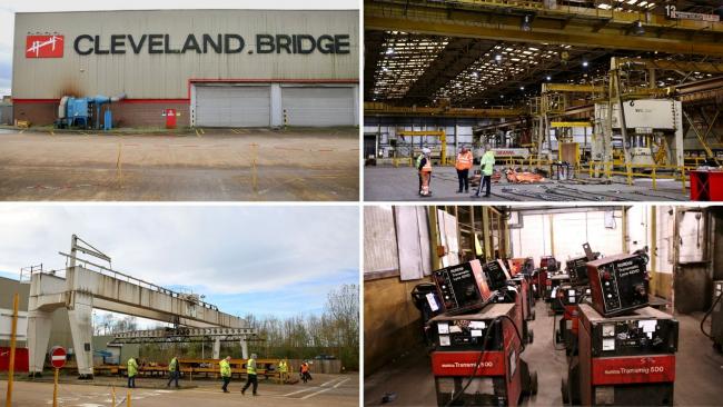The Cleveland Bridge site was open for viewing on Tuesday before an auction is held to sell off the assets and equipment. All Pictures: SARAH CALDECOTT