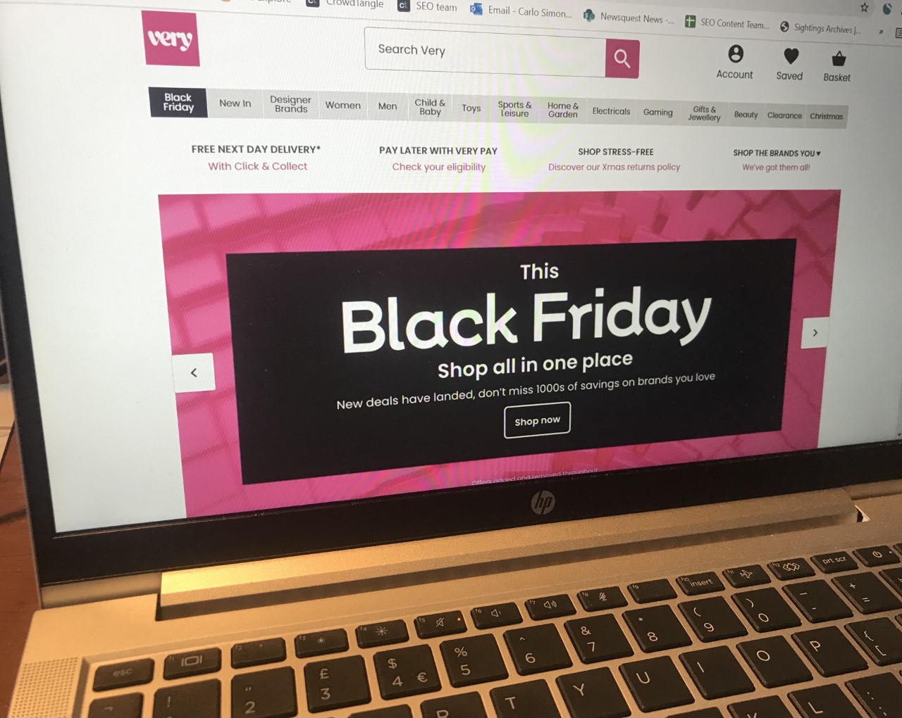 Very offers Black Friday 2021 discounts in fashion and beauty