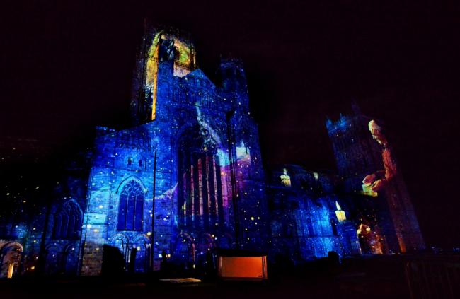 Durham Cathedral is one of the key attractions once again at Lumiere