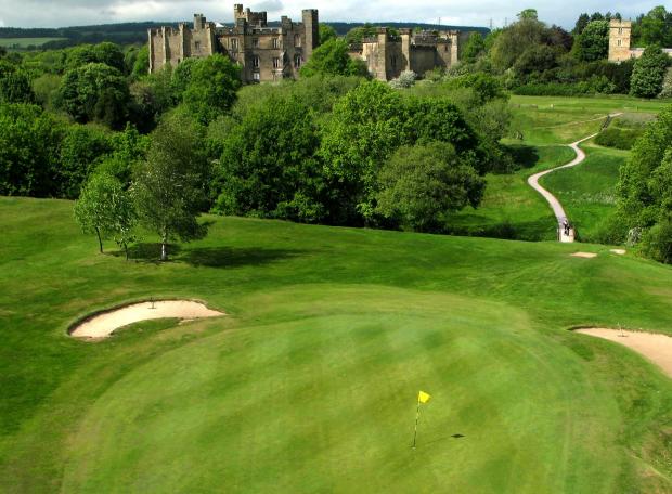 The Northern Echo: Beautiful: The view above the tenth green at Brancepeth Castle