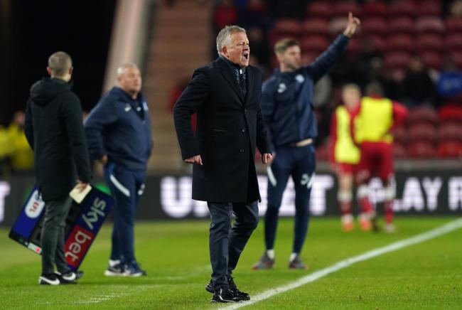 Middlesbrough manager Chris Wilder leads his side back into action against Swansea City at the Riverside this afternoon