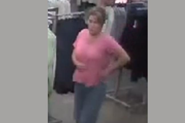 Police would like to speak to this woman in connection with the theft