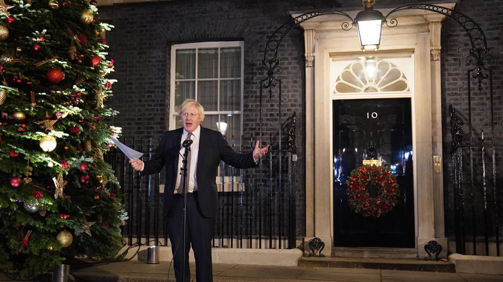 Boris Johnson makes decision on Christmas in UK amid rise in Omicron cases