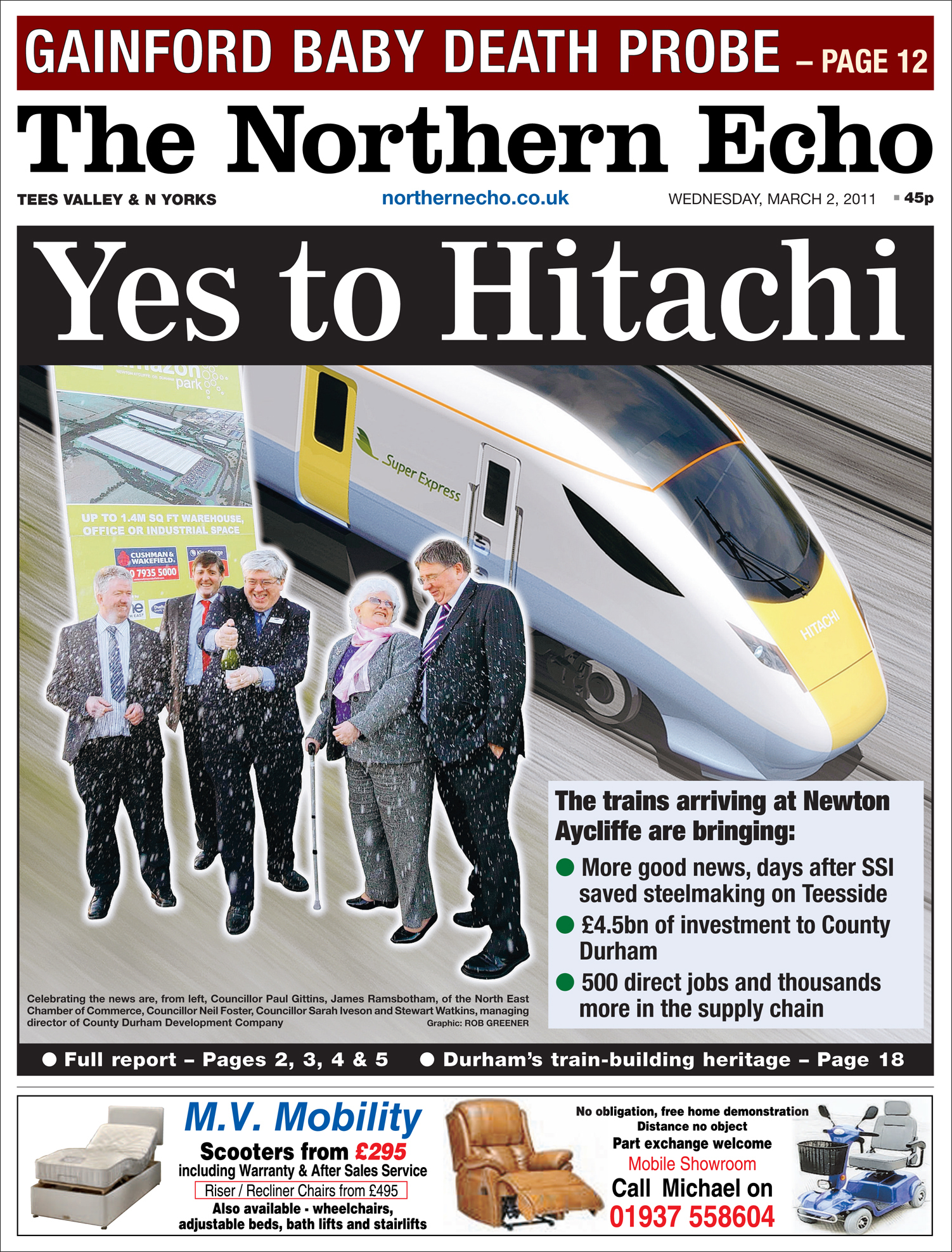 How the Echo helped get Hitachi on track for Aycliffe