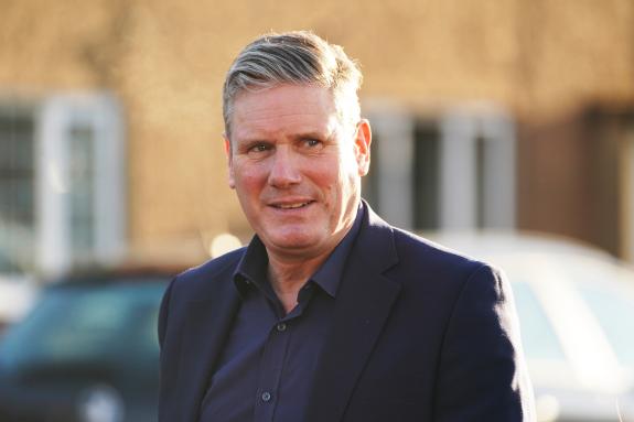 The Northern Echo: Labour leader Sir Keir Starmer in Hadston, Northumberland on Friday (December 10). Photo: PA MEDIA. The Northern Echo: Labour leader Sir Keir Starmer in Hadston, Northumberland on Friday (December 10). Photo: PA MEDIA.