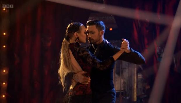The Northern Echo: Rose and Giovanni's Argentine Tango. Credit: BBC
