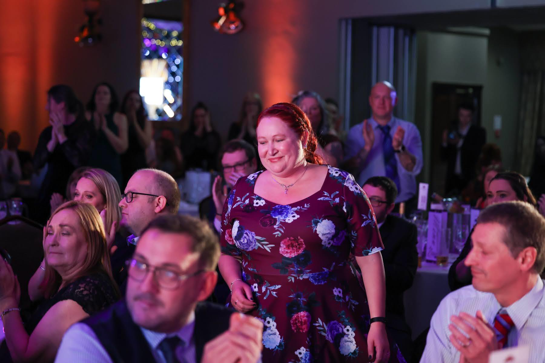 The County Durham Together Awards 2021 take place at Ramside Hall Hotel, Durham City. Winner of the Unsung Hero Award, Tracey Beadle. Picture: CHRIS BOOTH